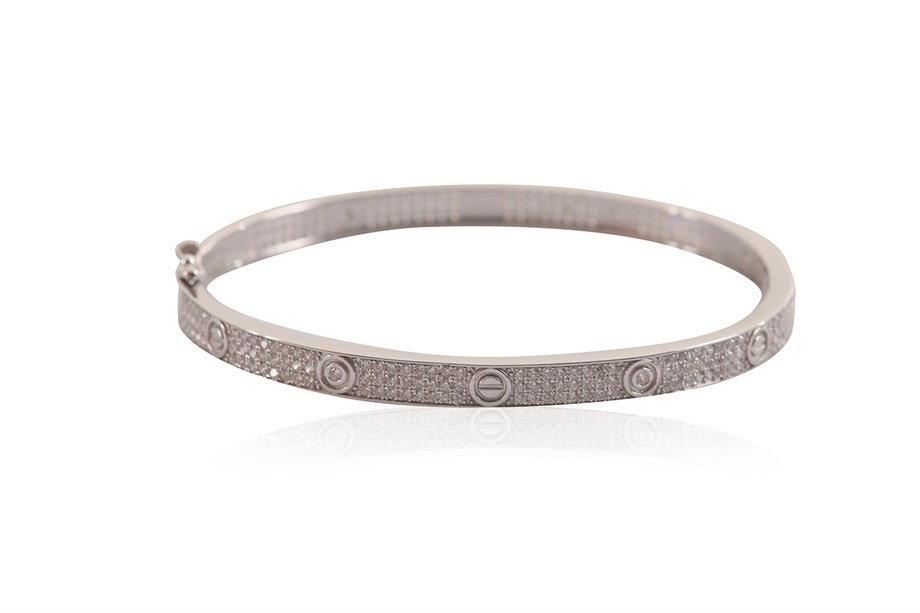 ZIRCON WITH STONE ITALIAN BANGLE