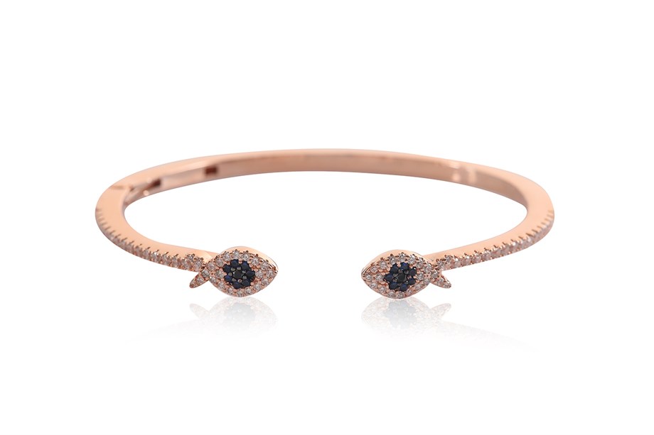 ZIRCON WITH STONE ITALIAN BANGLE