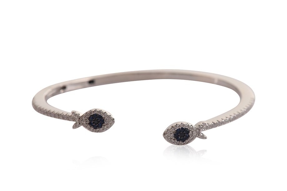 ZIRCON WITH STONE ITALIAN BANGLE