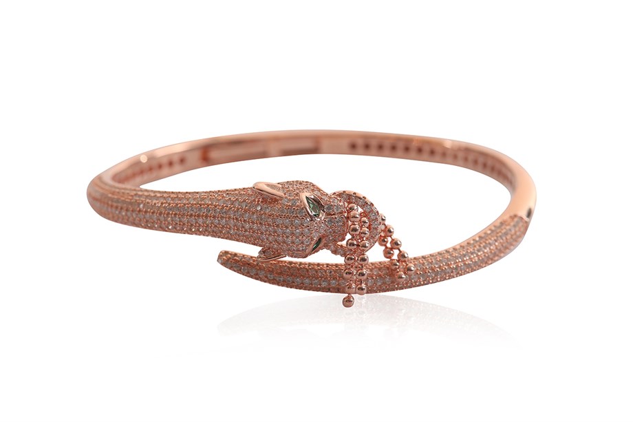 ZIRCON WITH STONE ITALIAN BANGLE