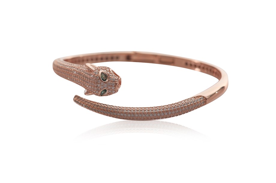 ZIRCON WITH STONE ITALIAN BANGLE