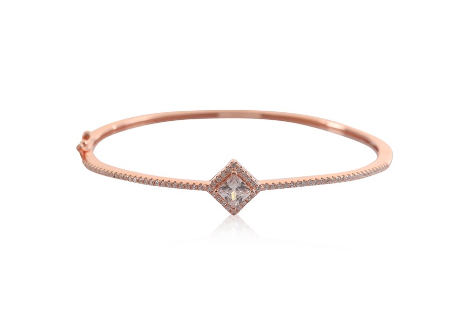 ZIRCON WITH STONE ITALIAN BANGLE