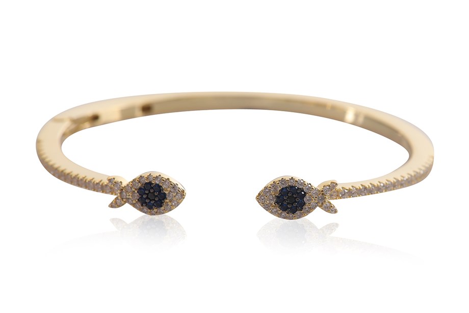 ZIRCON WITH STONE ITALIAN BANGLE