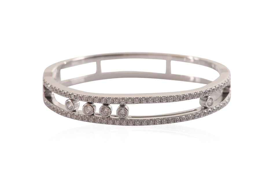 ZİRKON TAŞLI İTALYAN BİLEZİK