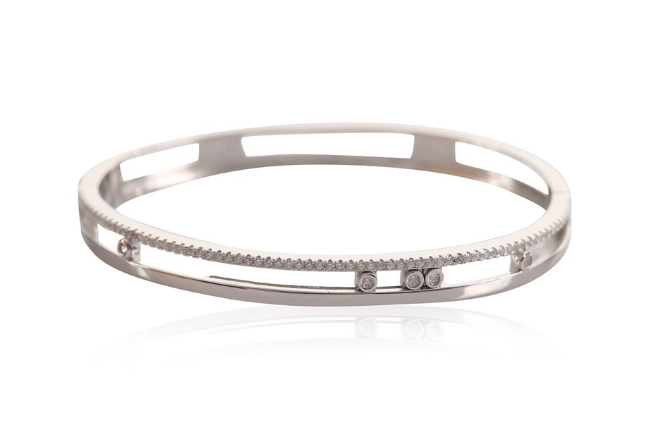 ZİRKON TAŞLI İTALYAN BİLEZİK