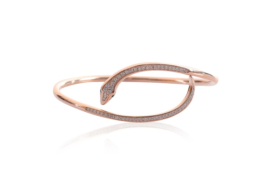 ZIRCON WITH STONE ITALIAN BANGLE