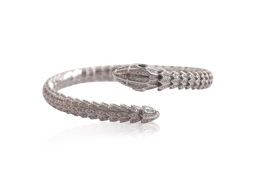 ZIRCON WITH STONE ITALIAN BANGLE