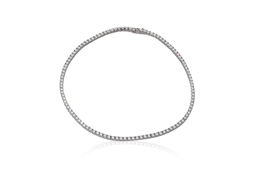 ZİRKON TAŞLI İTALYAN KOLYE