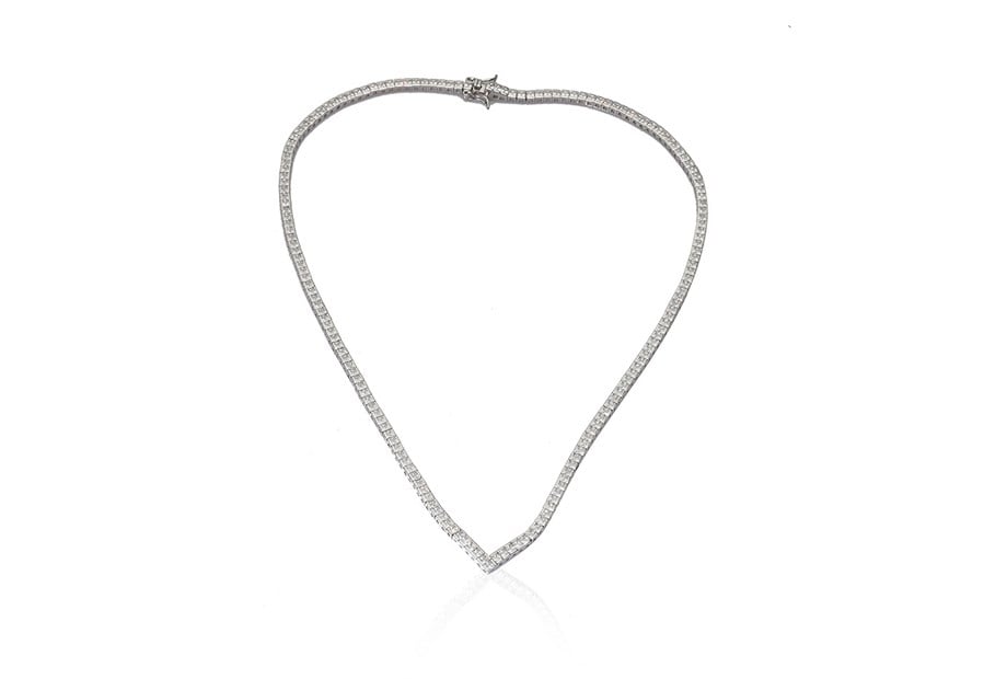 ZİRKON TAŞLI İTALYAN KOLYE