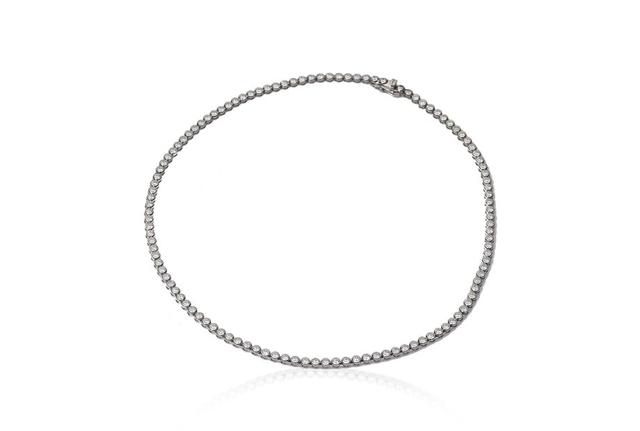 ZİRKON TAŞLI İTALYAN KOLYE