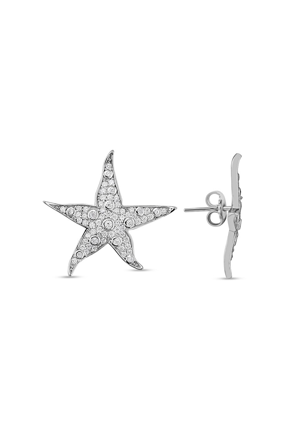 ZIRCON WITH STONE ITALIAN EARRING