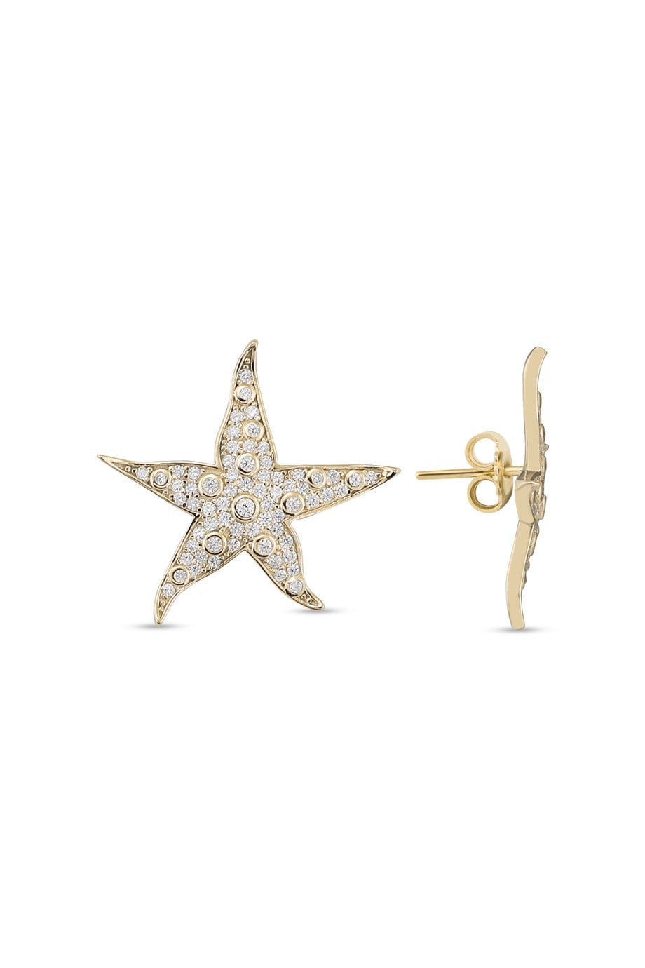 ZIRCON WITH STONE ITALIAN EARRING