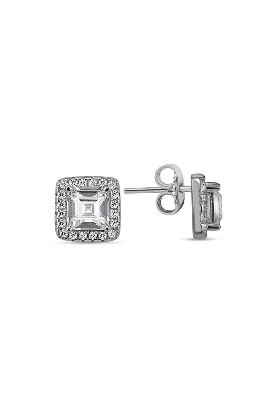 ZIRCON WITH STONE ITALIAN EARRING
