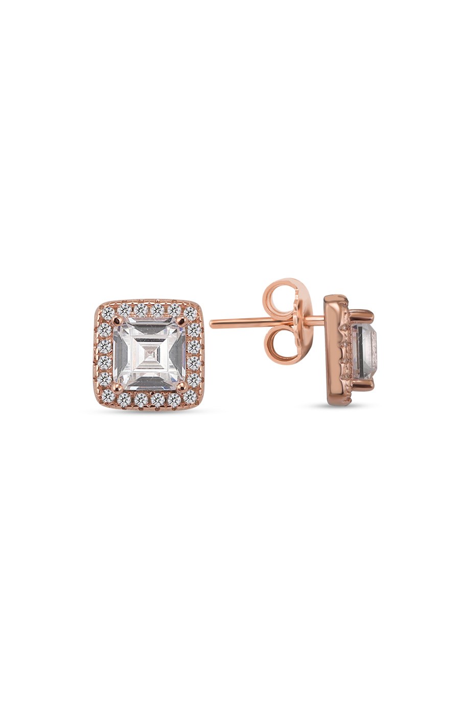 ZIRCON WITH STONE ITALIAN EARRING
