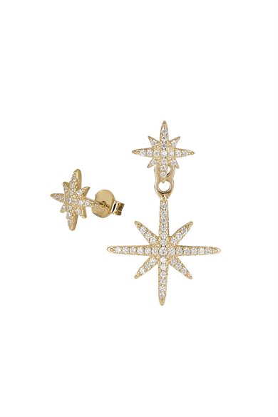 ÖZEL TASARIM İTALYAN TAŞLI YILDIZ KÜPE