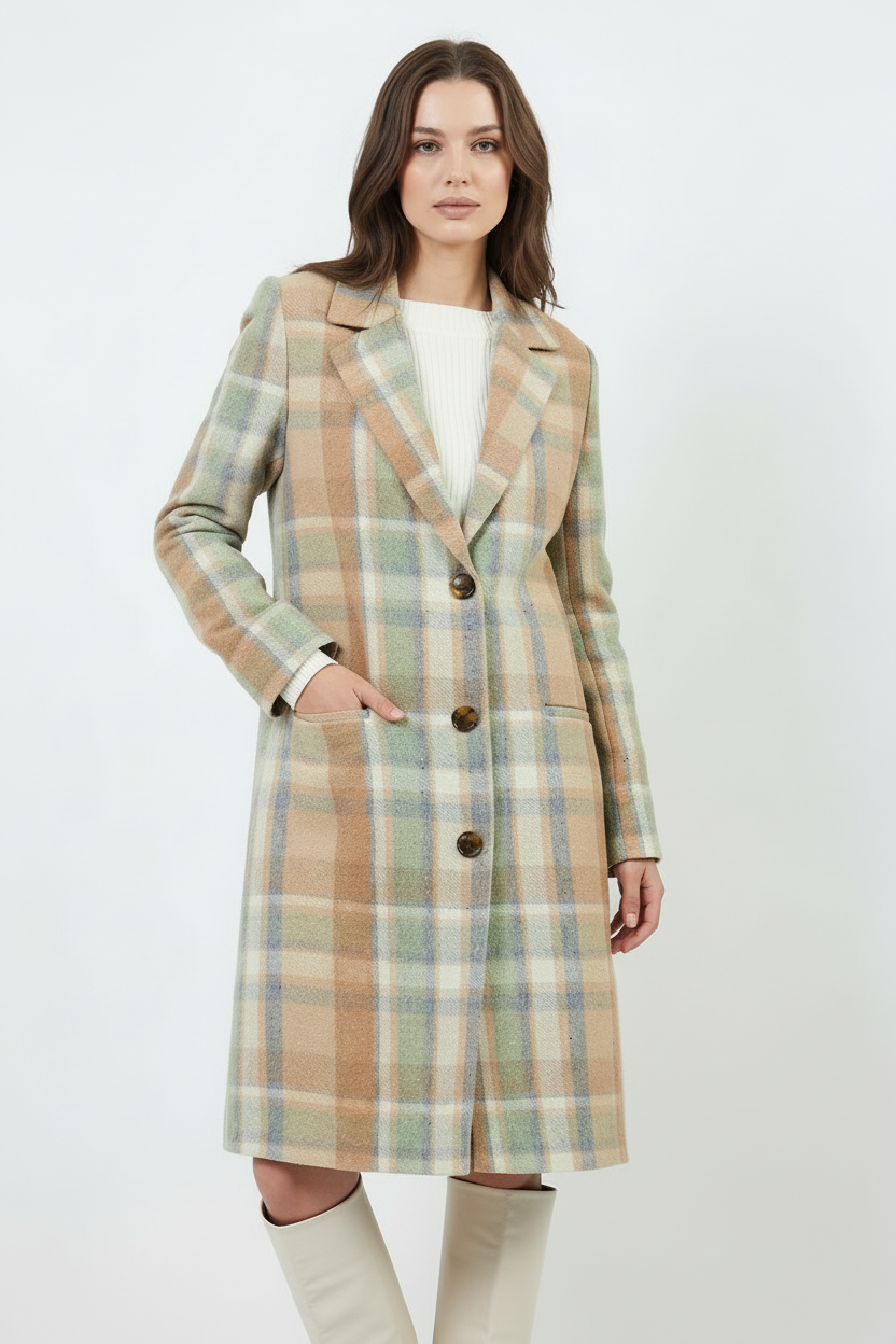 Plaid Coat