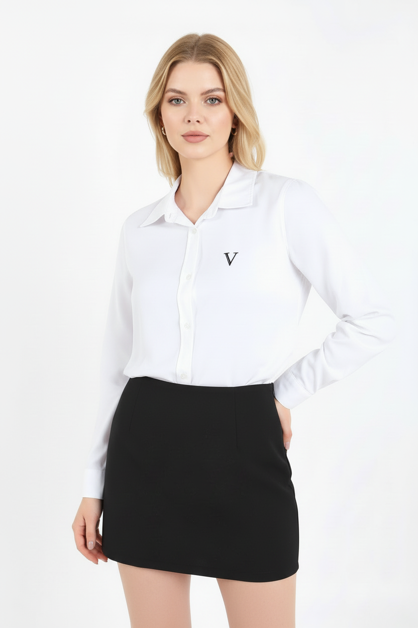 Kadın Beyaz Gömlek