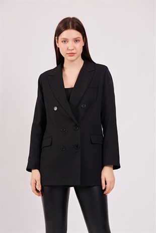 Siyah Blazer Ceket