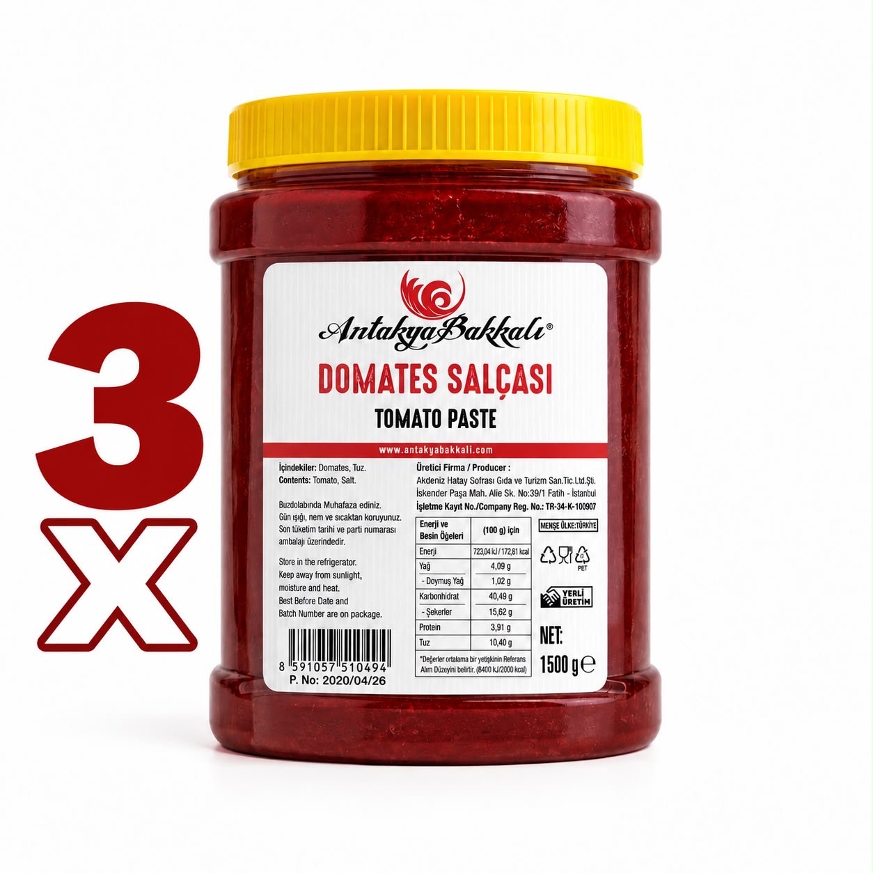 3'lü Domates Salçası
