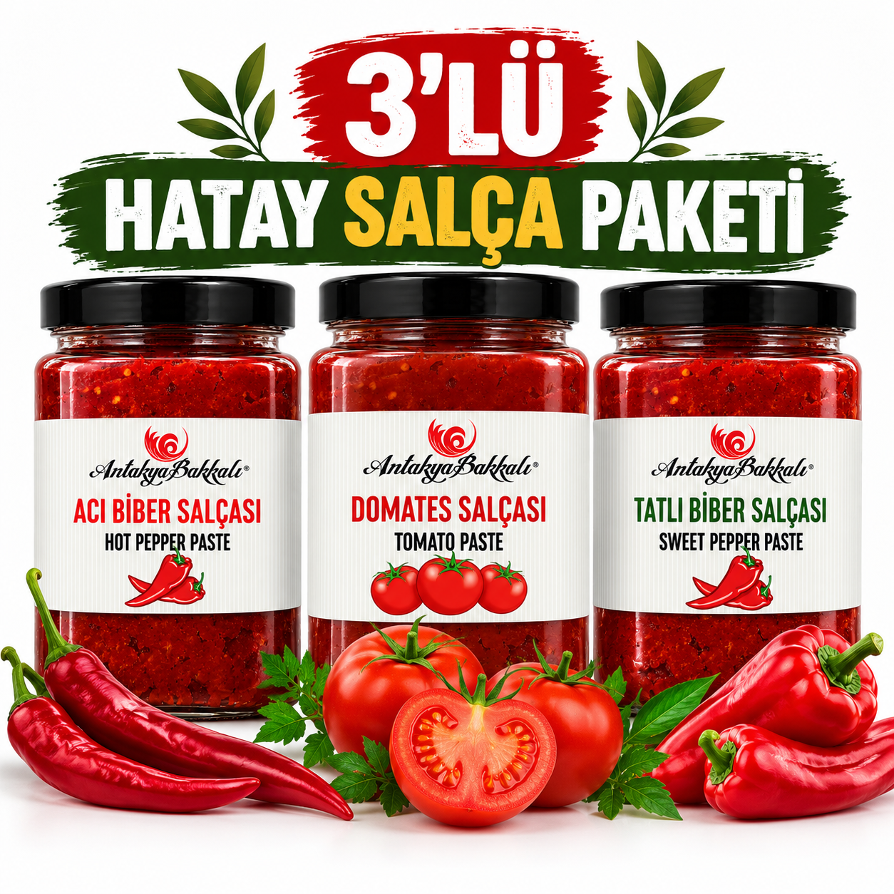 3'lü Karışık Salça Paketi