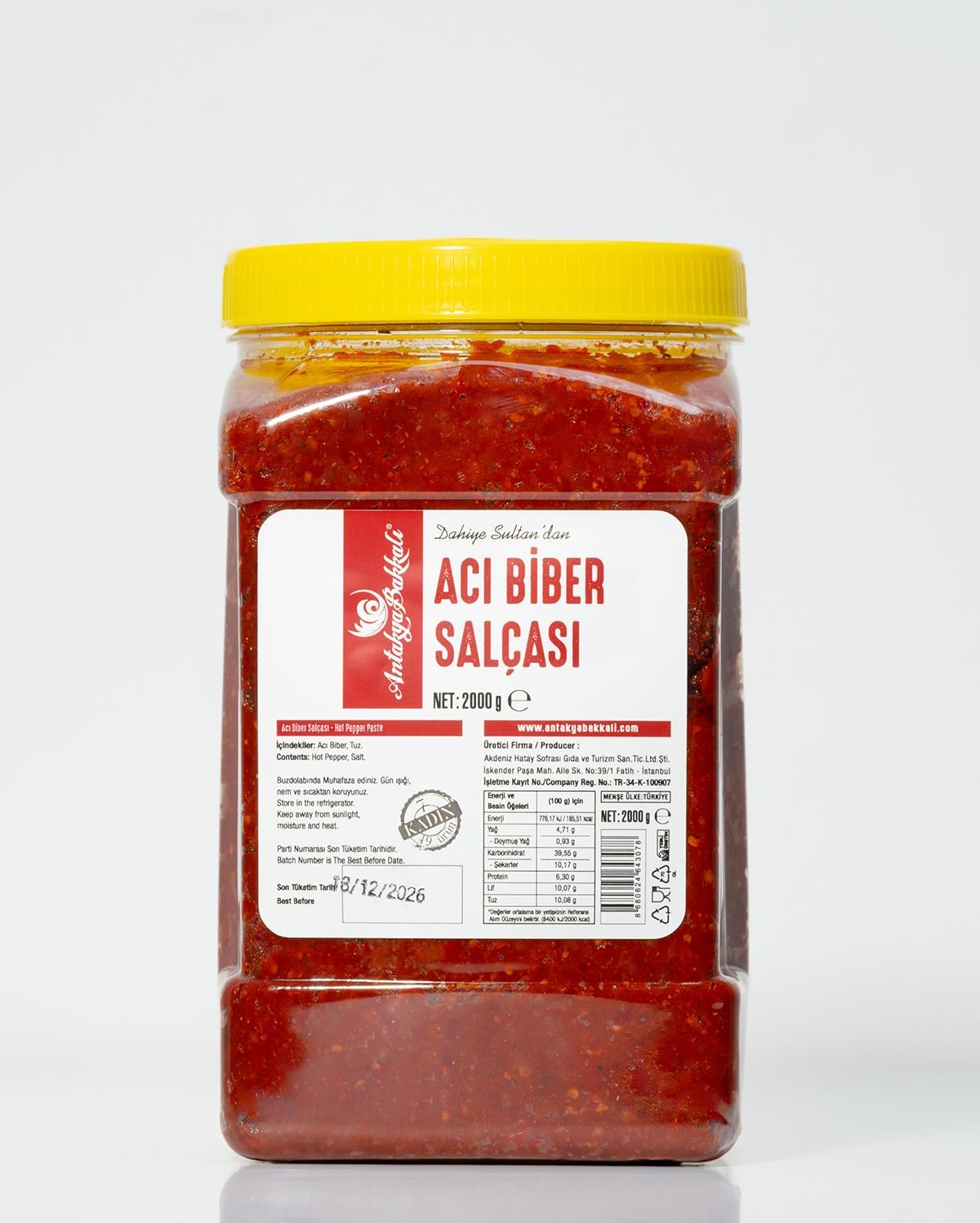 Acı Biber Salçası 2000 g