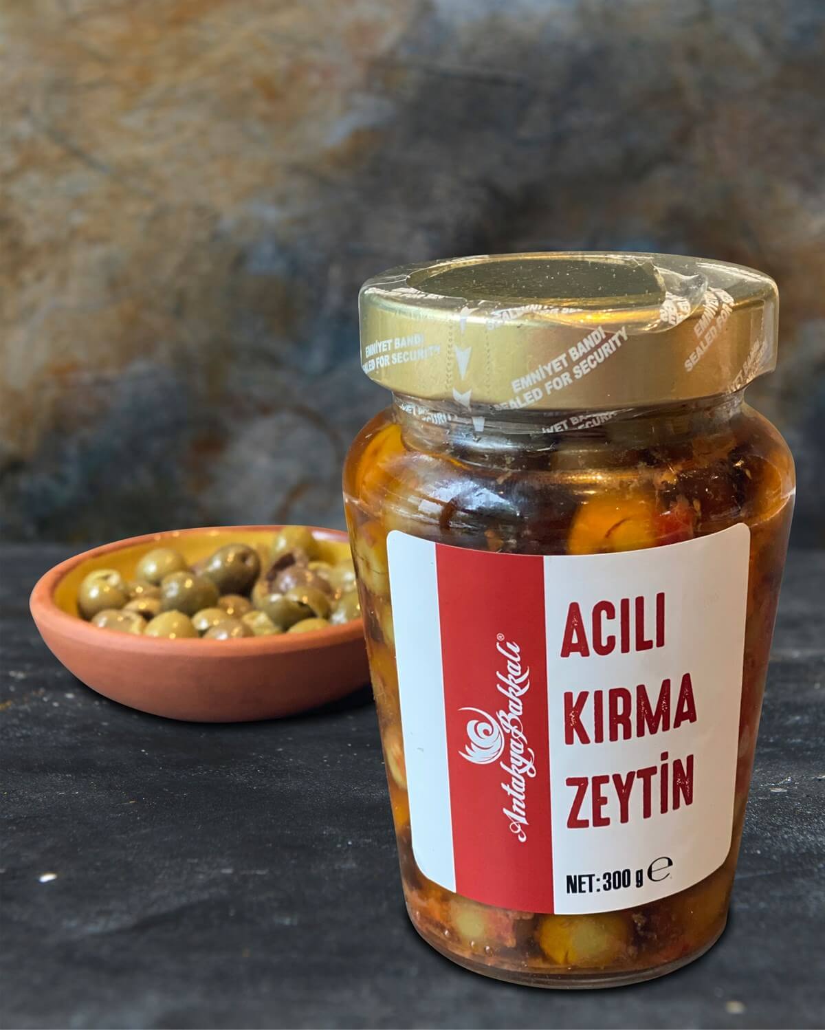 Acılı Kırma Zeytin 300g