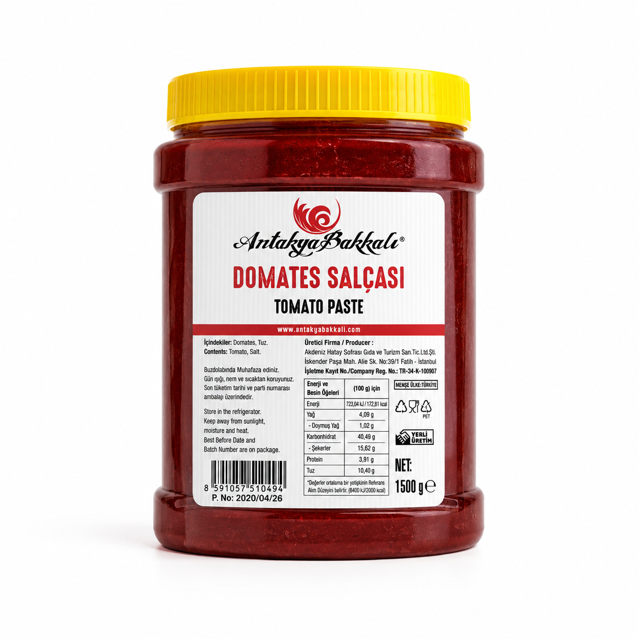 Hatay Domates Salçası 2000 g