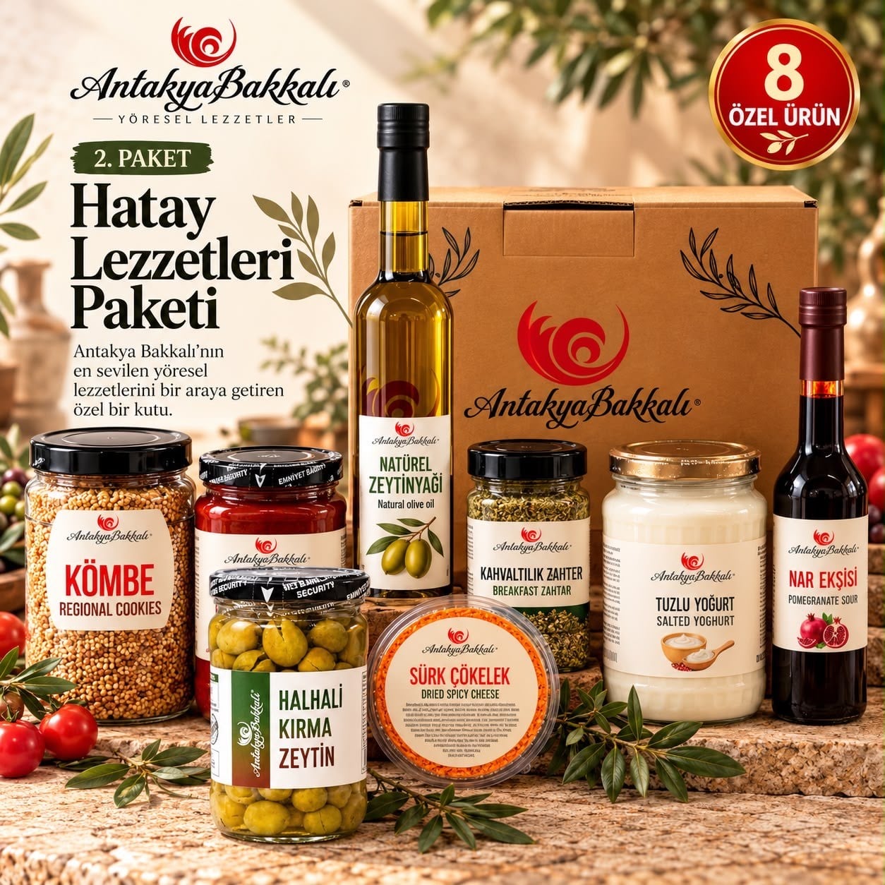 Hatay Lezzetleri Paketi ( 8 Ürün)