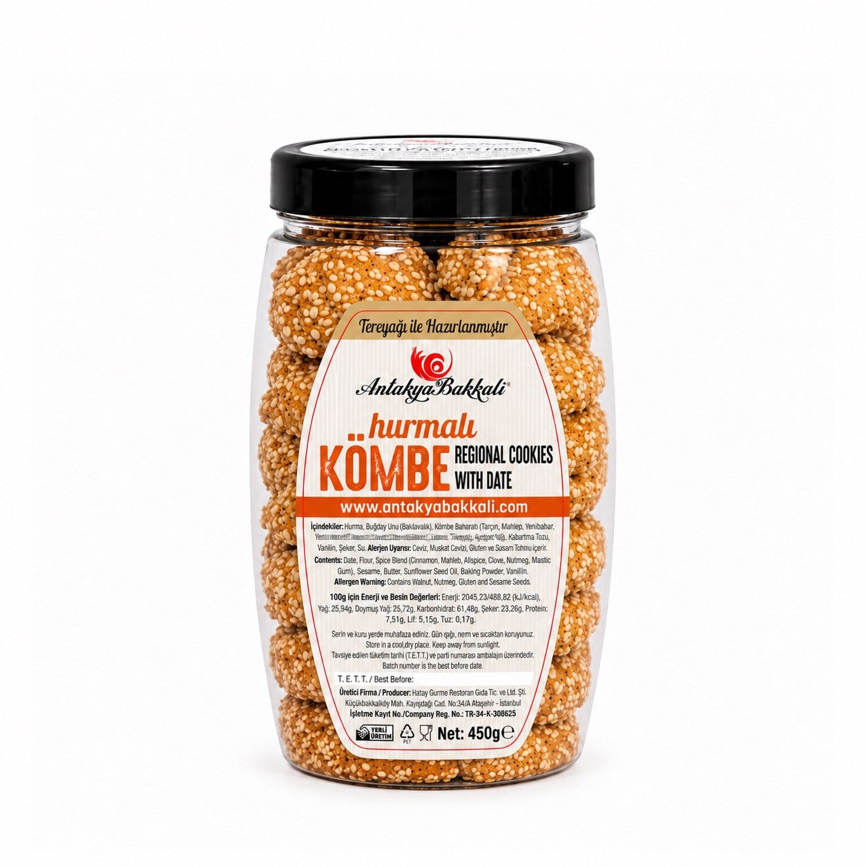Hurmalı Kömbe (Kutulu) 450 g
