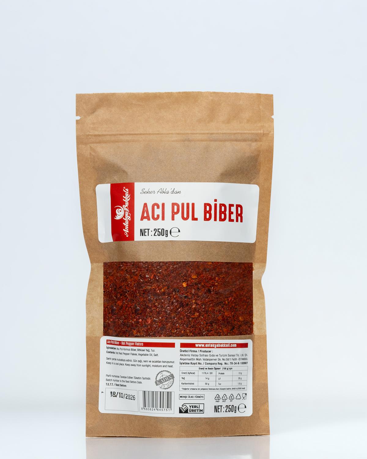 Pul Biber Acılı 250 g