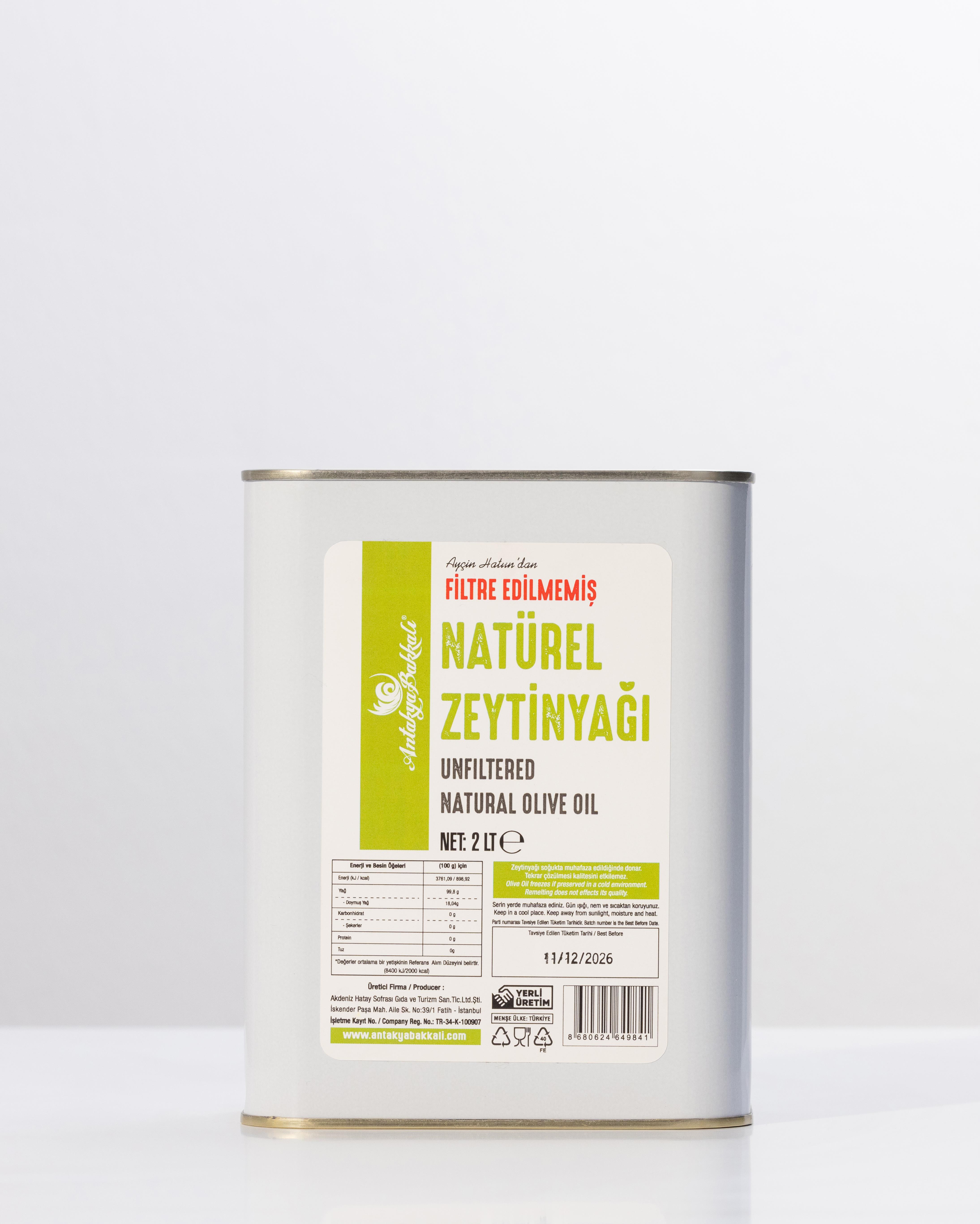 Zeytinyağı Natürel 2 lt