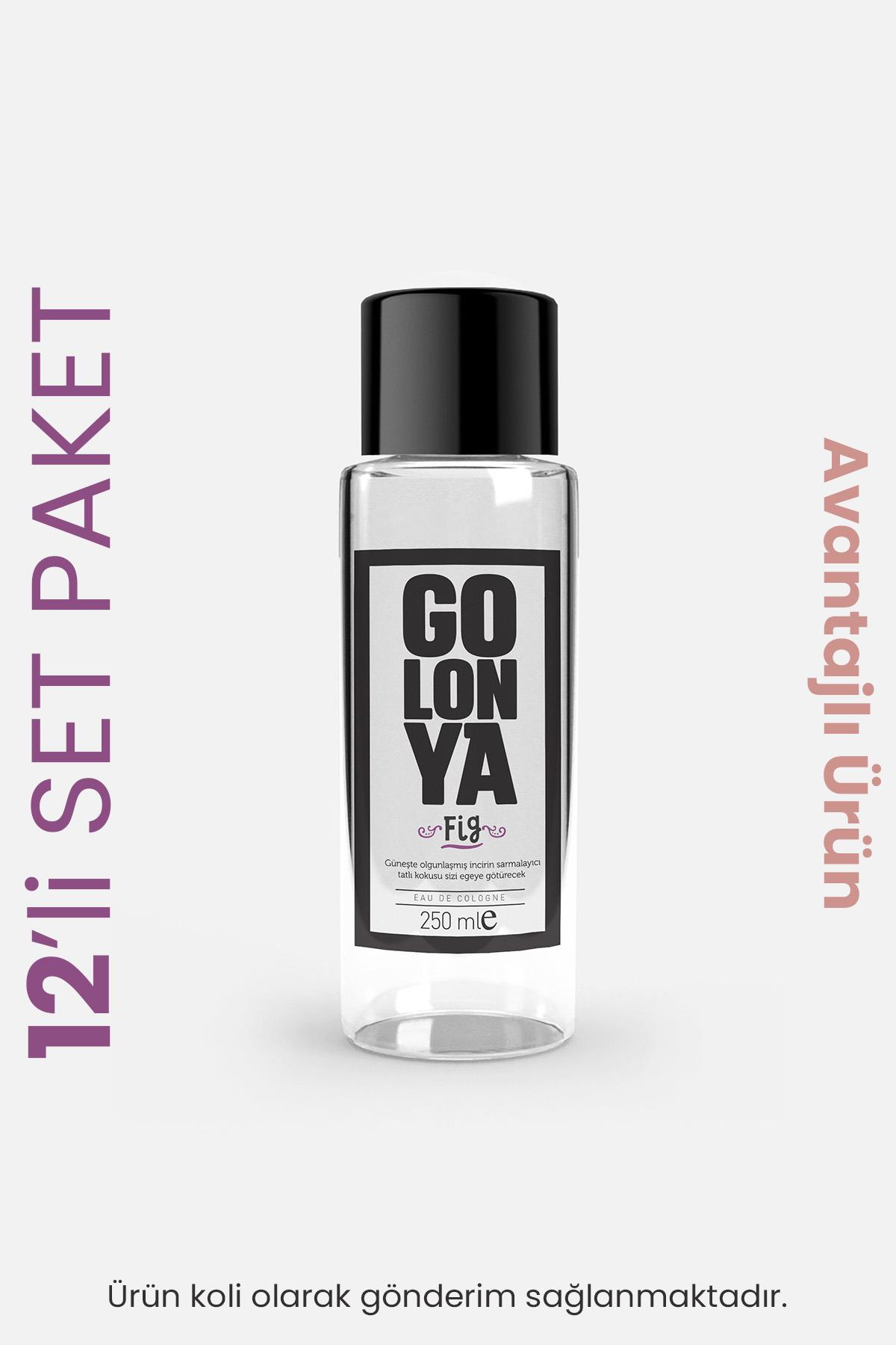 Fig, 12 Adet Ege İnciri Kokulu Kolonya, 250 ml