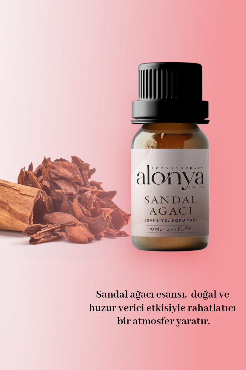 SANDAL AĞACI ESANSİYEL UÇUCU KOKU YAĞI ORTAM KOKUSU DOĞAL YAĞ AROMATERAPİ YAĞI 10 ML