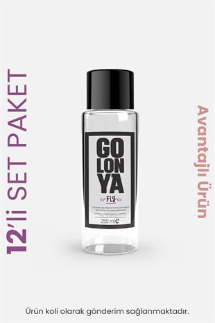 Fig, 12 Adet Ege İnciri Kokulu Kolonya, 250 ml