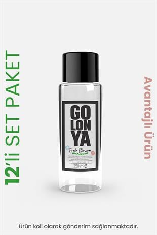 Fresh, 12 Adet Taze Çiçek Kokulu Kolonya, 250 ml