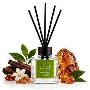 GOREA Çubuklu Oda Kokusu Emerald Amber 110 ml