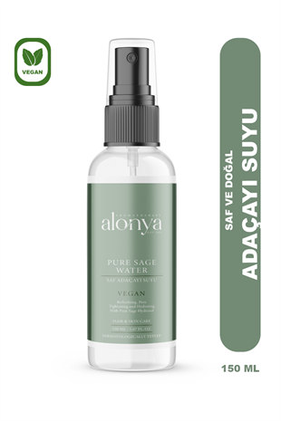 SAF ADAÇAYI HİDROSOLÜ YENİLEYİCİ VE ONARICI ETKİLİ CİLT BAKIM TONİĞİ 150 ML