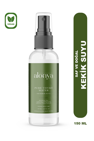 SAF KEKİK HİDROSOLÜ CİLT BAKIMINDA CANLANDIRICI ARINDIRI VE FERAHLATICI TONİK 150 ML