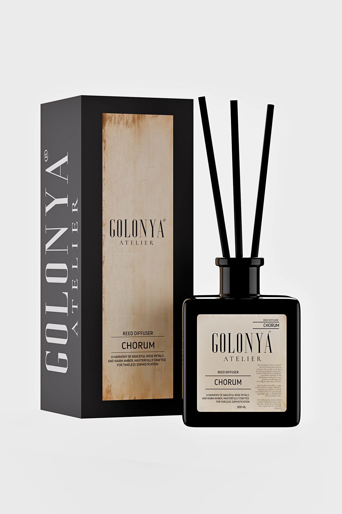 Chorum Niche Seri Premium Oda & Ofis Ortam Kokusu 500ML Bambu Çubuklu