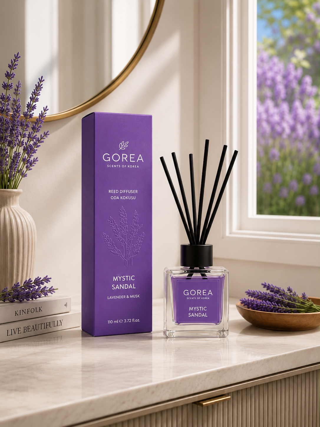 GOREA Çubuklu Oda Kokusu Mystic Sandal 110 ml