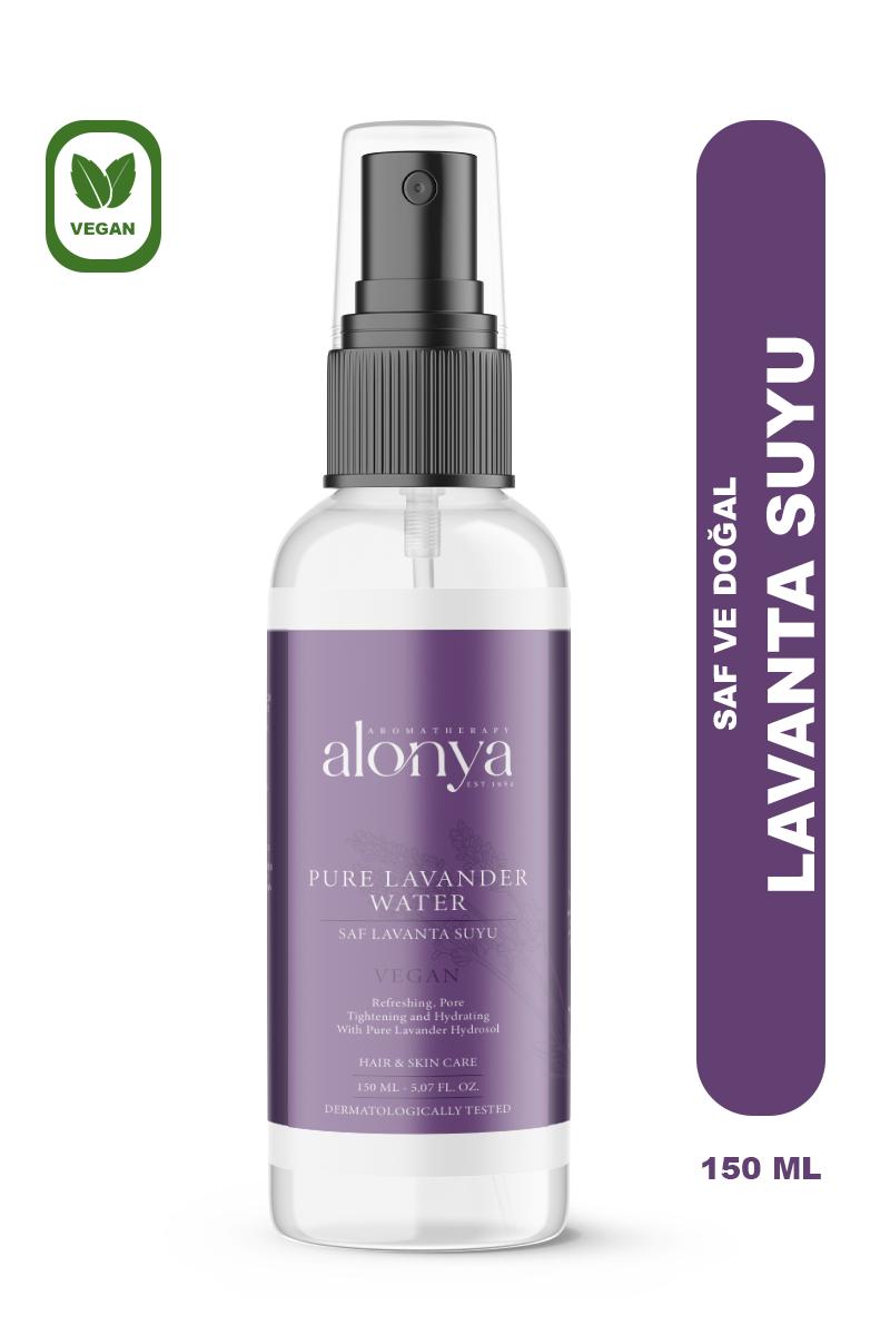 SAF LAVANTA HİDROSOLÜ CANLANDIRICI VE BESLEYİCİ CİLT BAKIM TONİĞİ 150 ML