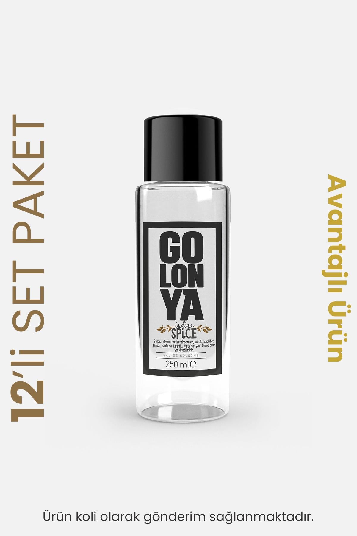 Spice, 12 Adet Baharat Kokulu Kolonya, 250 ml