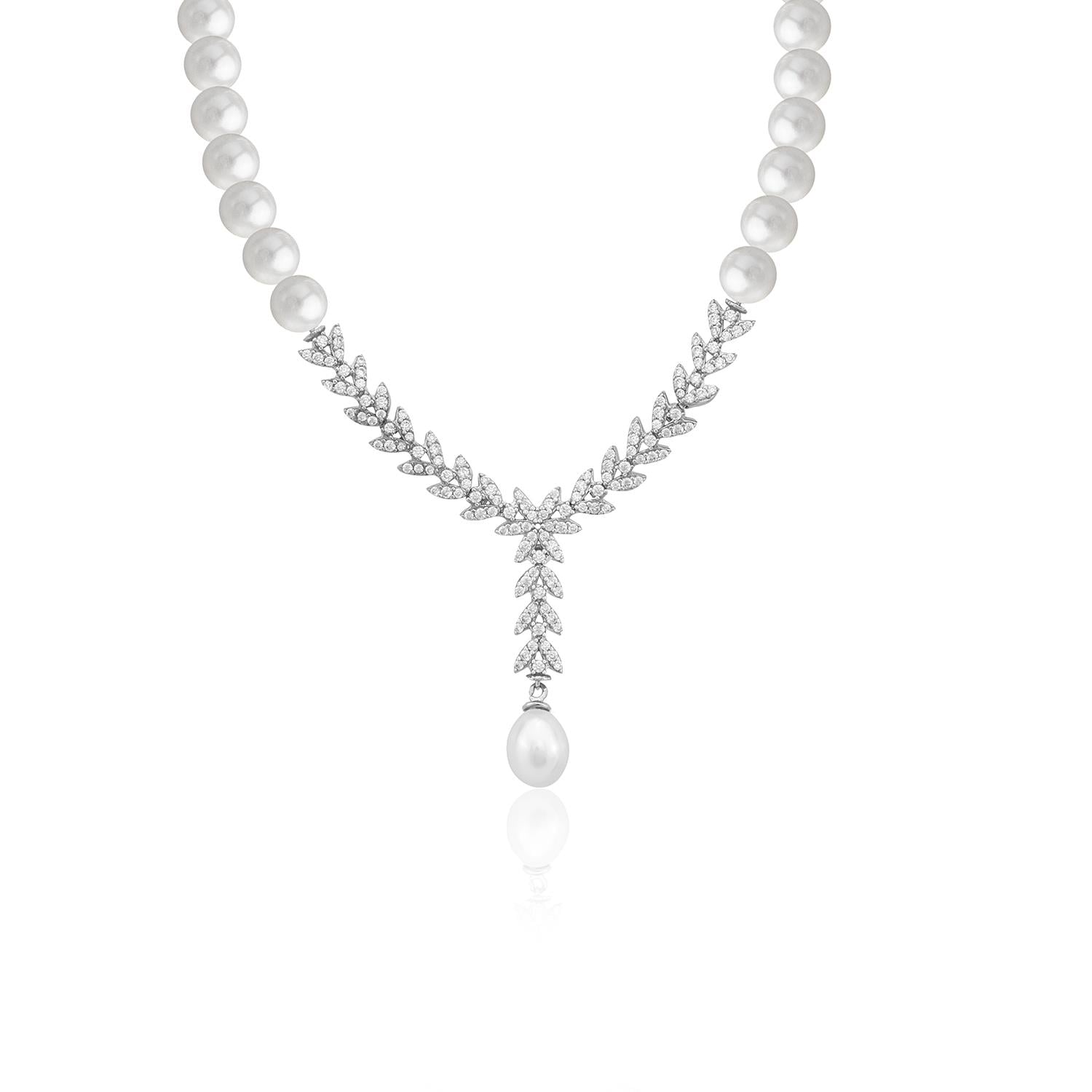 Elya Altınlı İncili Gerdanlık