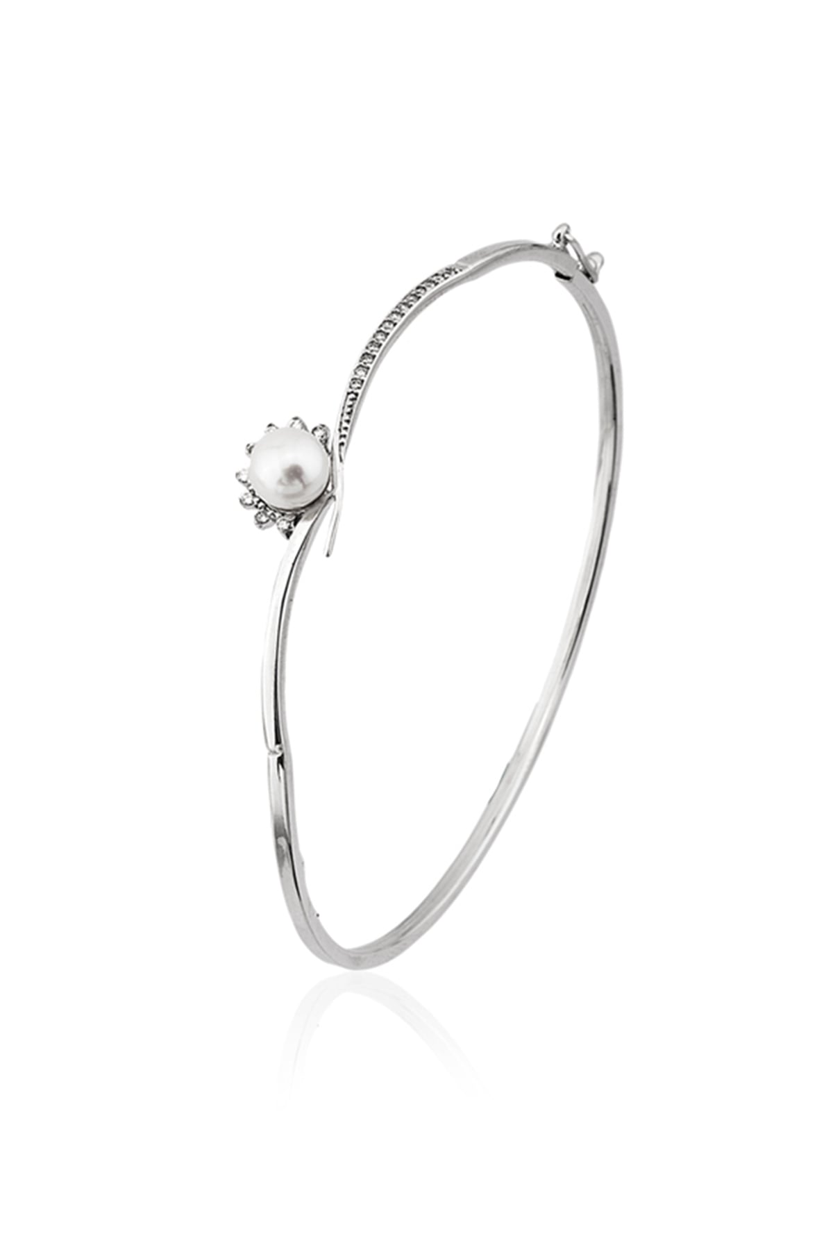 Floe İncili Altın Bilezik