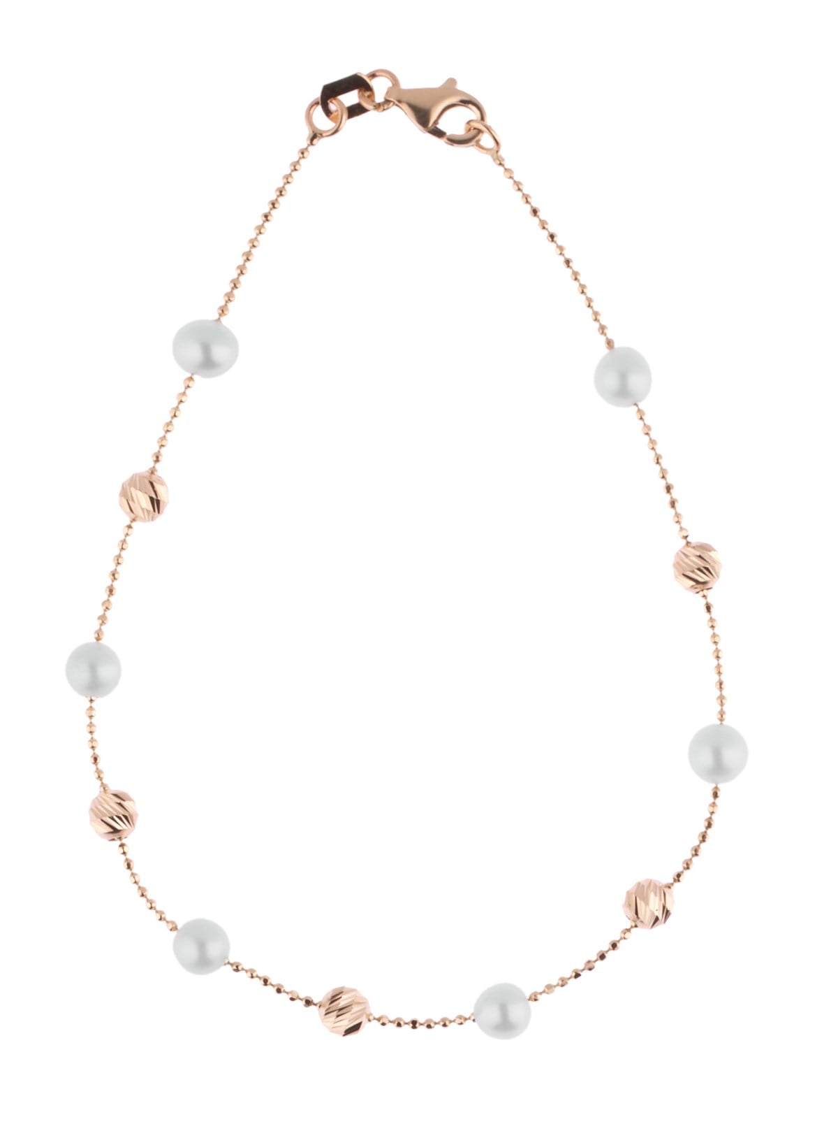 Altın Toplu İnci Bileklik