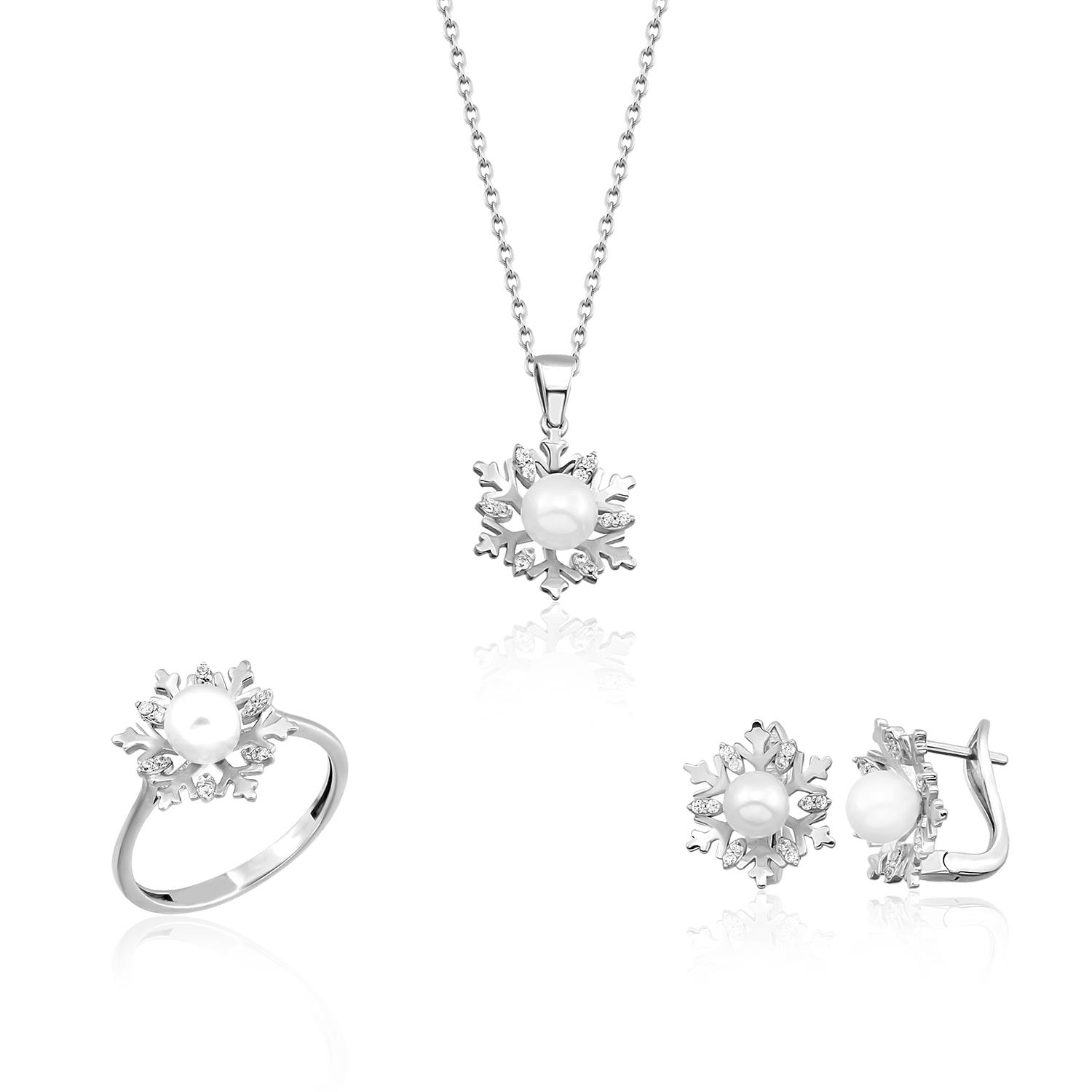 Altın ve İncili Glacia Mini Set