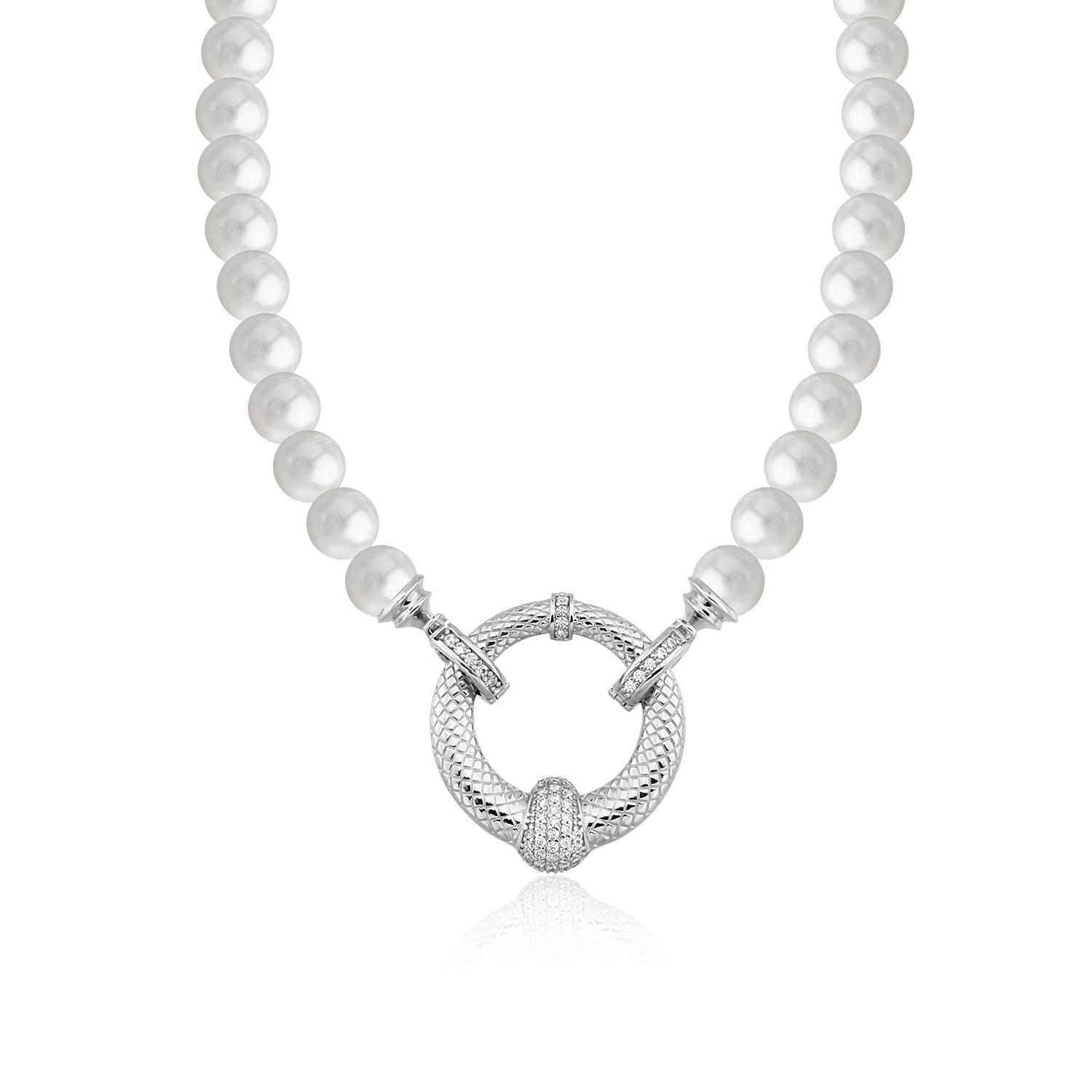 Altın ve İncili Heliara Klips