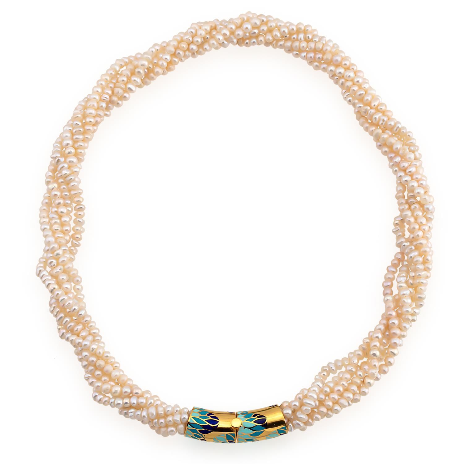 Altın ve İncili Midasus Gerdanlık