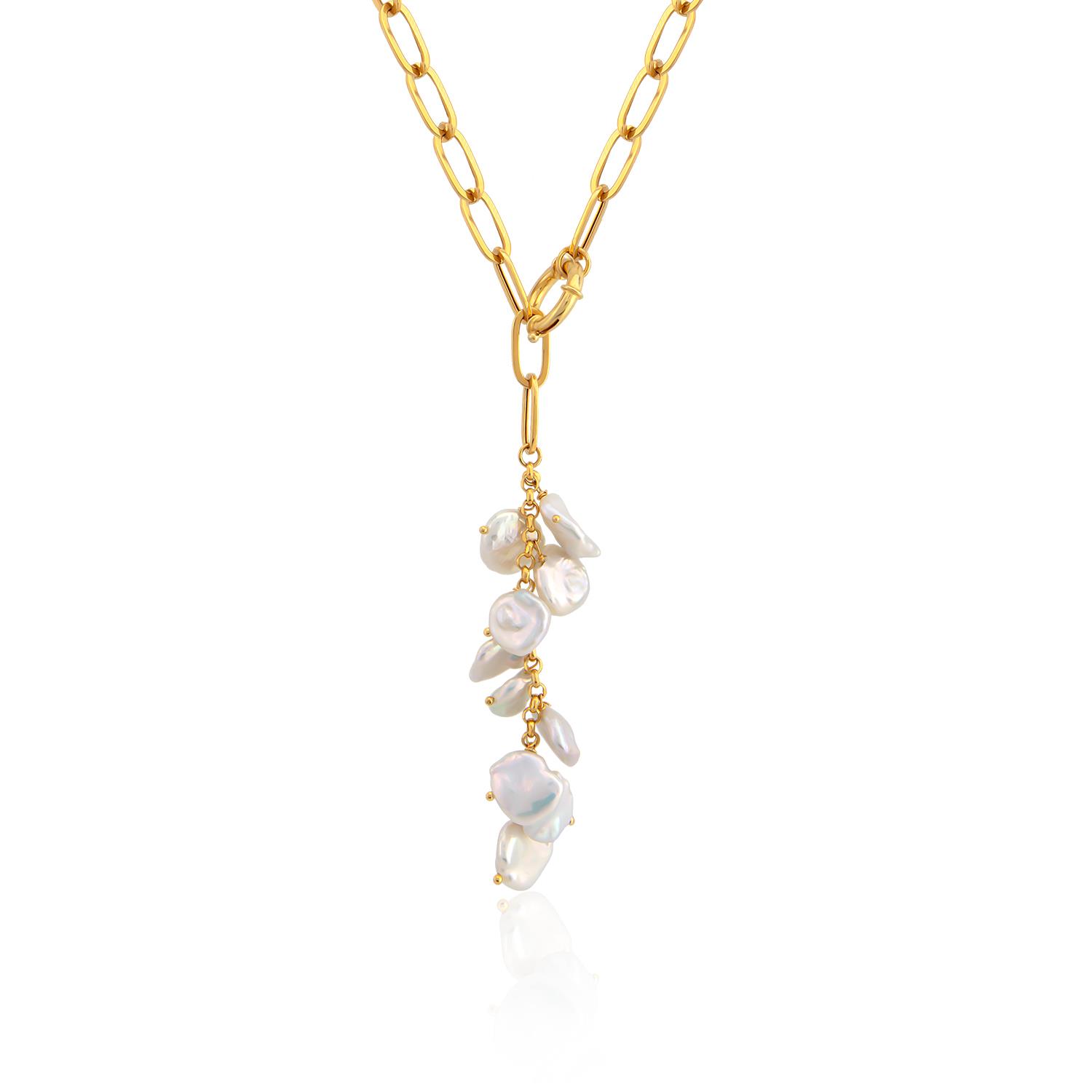 Altın ve İncili Nexa Kolye