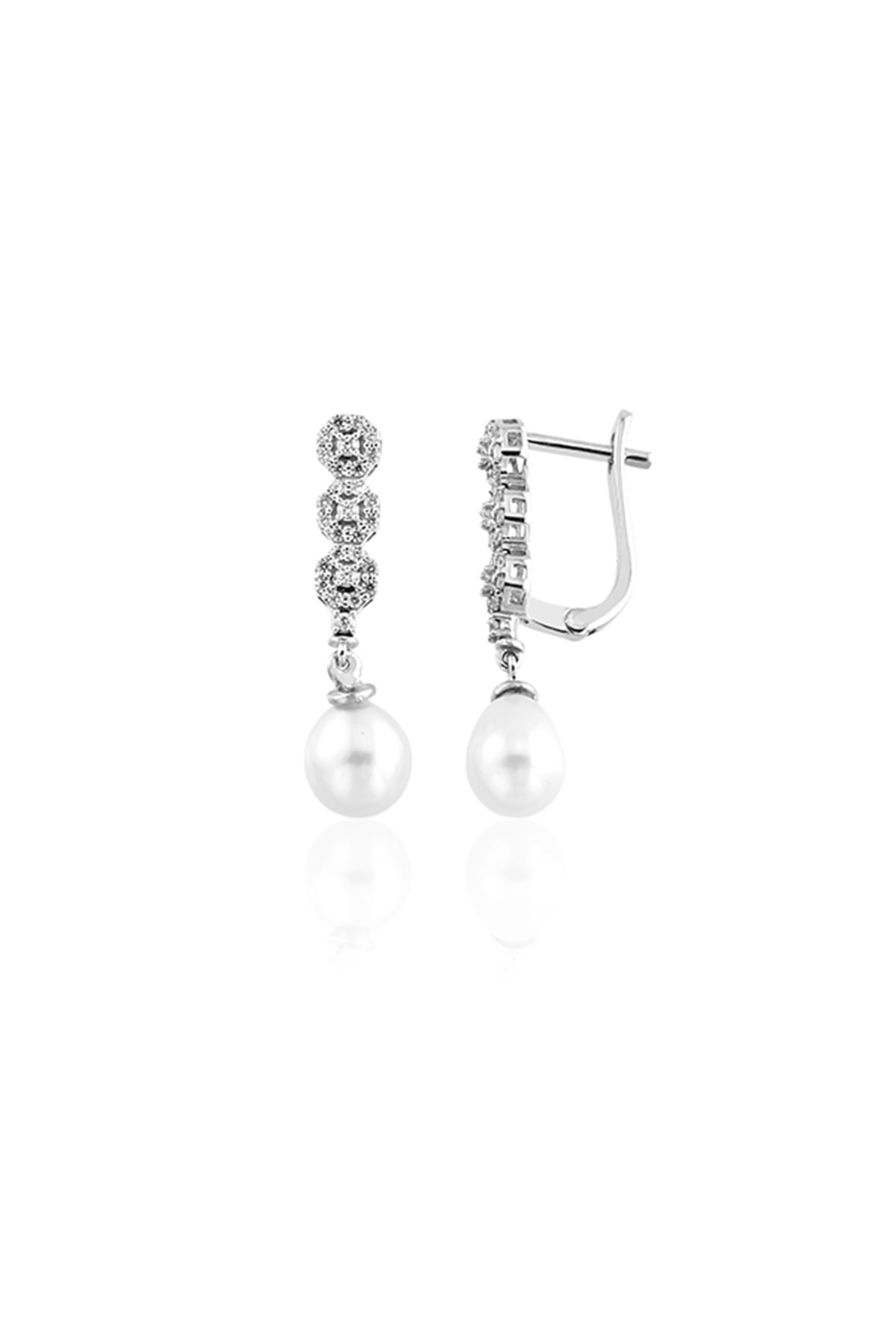 Carina Altınlı İncili Küpe